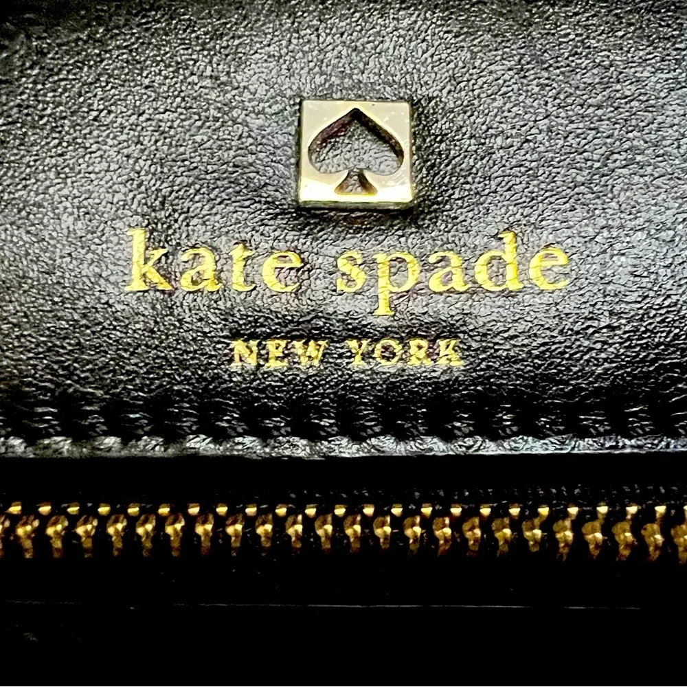 ♠️ Kate Spade ♠️ Black Leather and Calf Hair Leopard Crossbody Bag - Picture 13 of 13